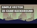 Simple Vector Game Wasteland Background