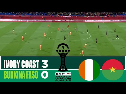 IVORY COAST Vs BURKINA FASO 3 0 CAF Africa Cup Of Nations 2026 Match Highlights 