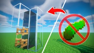 ✅ How to Make a Water Elevator in Minecraft WITHOUT KELP 👍 1.19 · Lift · Bubble