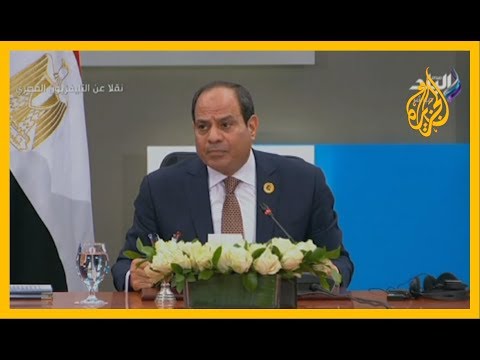#السيسي يصف حكومة الوفاق الليبية بأنها أسيرة للمليشيات الإرهابية