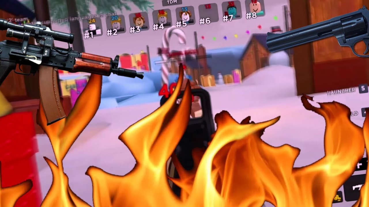 random gun game (roblox) - YouTube