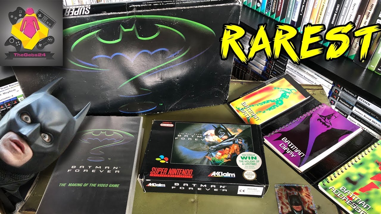 SNES HOLY GRAIL GAME Batman Forever Woolworths Edition ALL