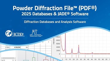 ICDD Product Release 2025 - featuring PDF-5+ and other PDF Databases