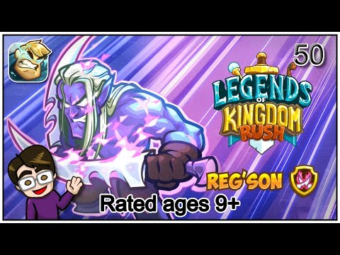 Legends of Kingdom Rush! on Apple Arcade #50 - Reg'son Runs to Exhaustion! - YouTube