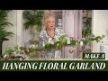 How to make a hanging floral garland