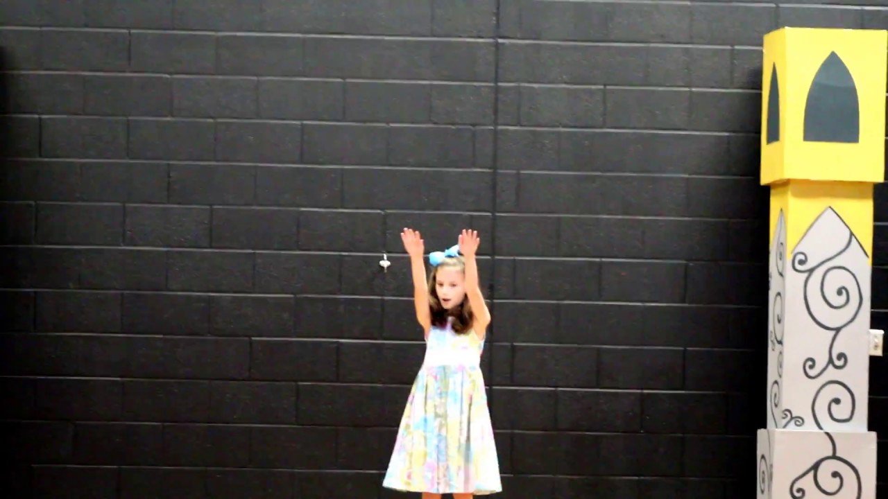 Kaydence Morris signing, "One Small Voice."