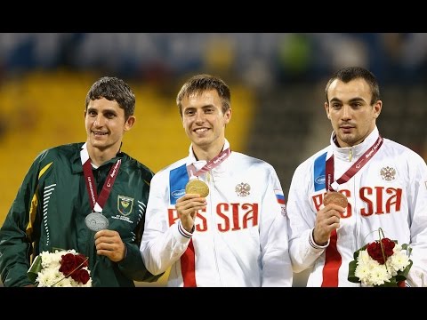 Men's 100m T37 | Victory Ceremony |  2015 IPC Athletics World Championships Doha