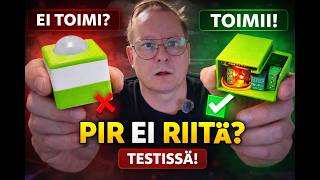 PIR EI RIITÄ? Testissä PIR vs läsnäolotutka (LD2410C)