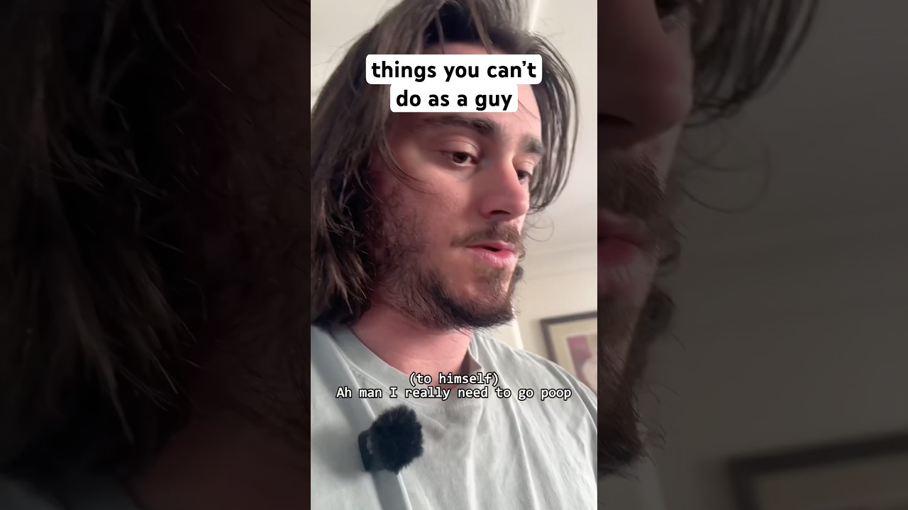 things you can’t do as a guy #shorts #comedy #funny