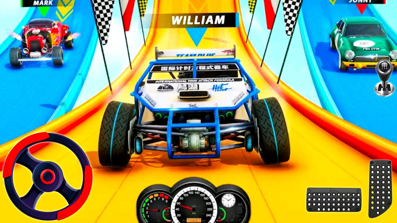 Formula Car Stunt Game 2023 - Impossible Car Mega Ramp Simulator 3D - Gameplay