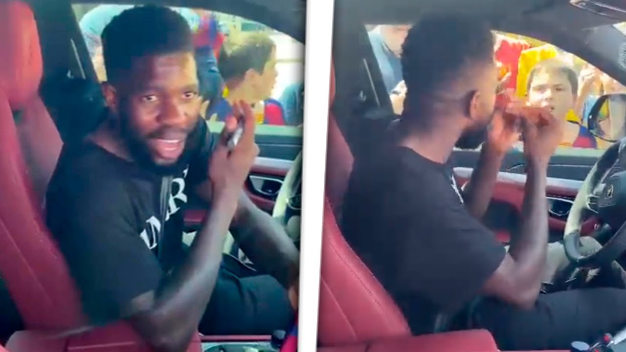 YA TE VEO, ¿POR QUÉ TOCAS EL COCHE? - Se viraliza la polémica reacción de Umtiti con un fan niño