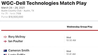 Predictive Playbook PGA WGC-Dell Match Play LIVE w/ @ESPN David Bearman, March 23, 2021
