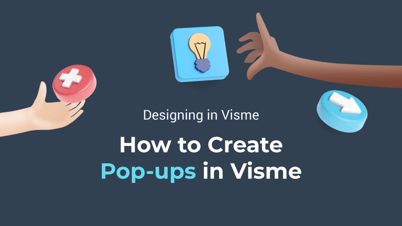 How to Create Popups With Visme - Interactive Design Tools and Tips ...
