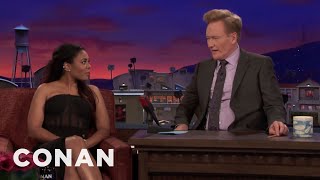 Regina Hall Offers To Give Conan A Wheatgrass Enema | CONAN on TBS