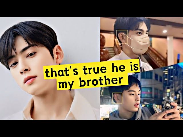 Cha Eun Woo confirmed that the guy who went viral on social media was his brother class=