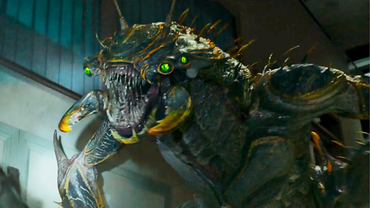 Огромный инопланетный цветок выпускает насекомых, уничтожающих все на ...