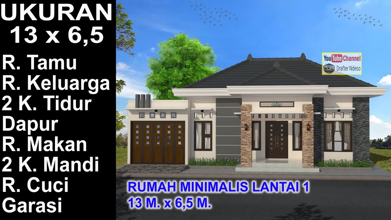 DOWNLOAD Modern House 13x10 4 K Tidur Desain Rumah Minimalis Lantai 1 Mp4 MP3