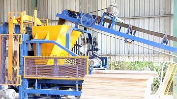 Concrete block making machine