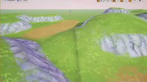 Unreal dynamic terrain shader