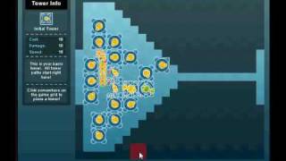 Bubble Tanks Tower Defence - Level 43 The Funnel 2