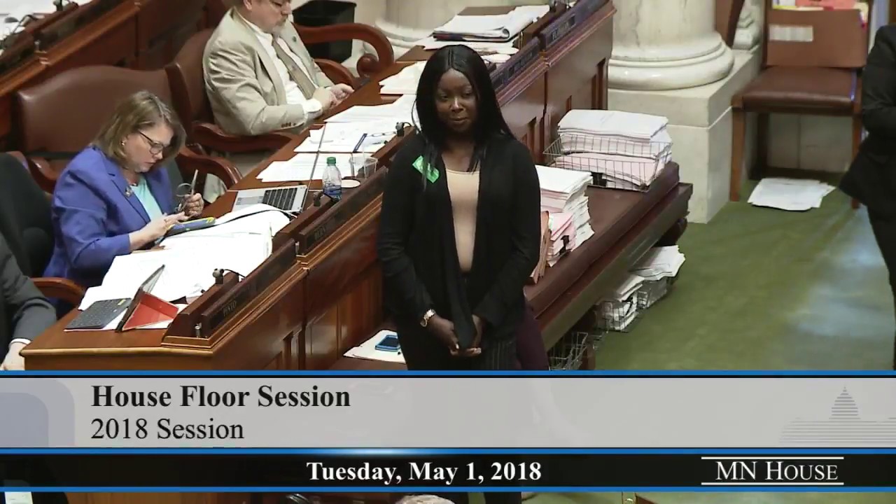 Representative Rena Moran Rep. Rena Moran recognizes Inderia Falana - YouTube