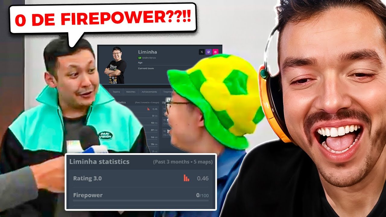 A MELHOR ENTREVISTA DO ANO? CAMPEÃO DE MAJOR ANALISA PERFIL DO LIMINHA