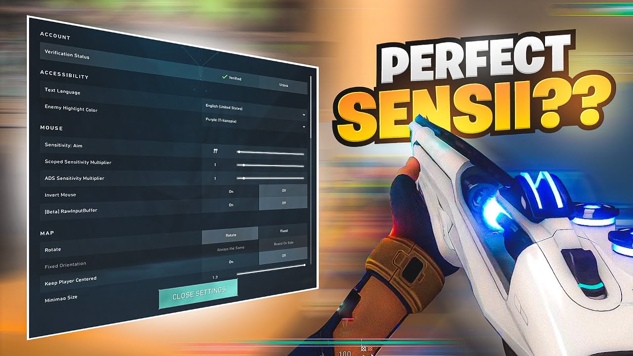Get Perfect sensi in valorant