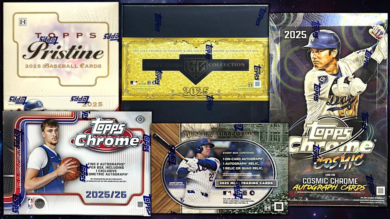 NEW Topps Basketball & GILDED Collection, Stadium Club Baseball Cards Breaks!