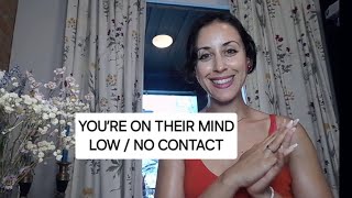 No/low Contact:you Are On Their Mind - Rose Petals Pick A Card Tarot
