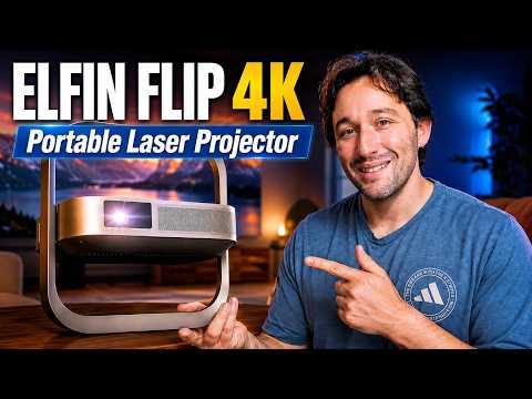 Thumbnail for XGIMI Elfin Flip: Portable 4K Laser Projector That Feels Premium