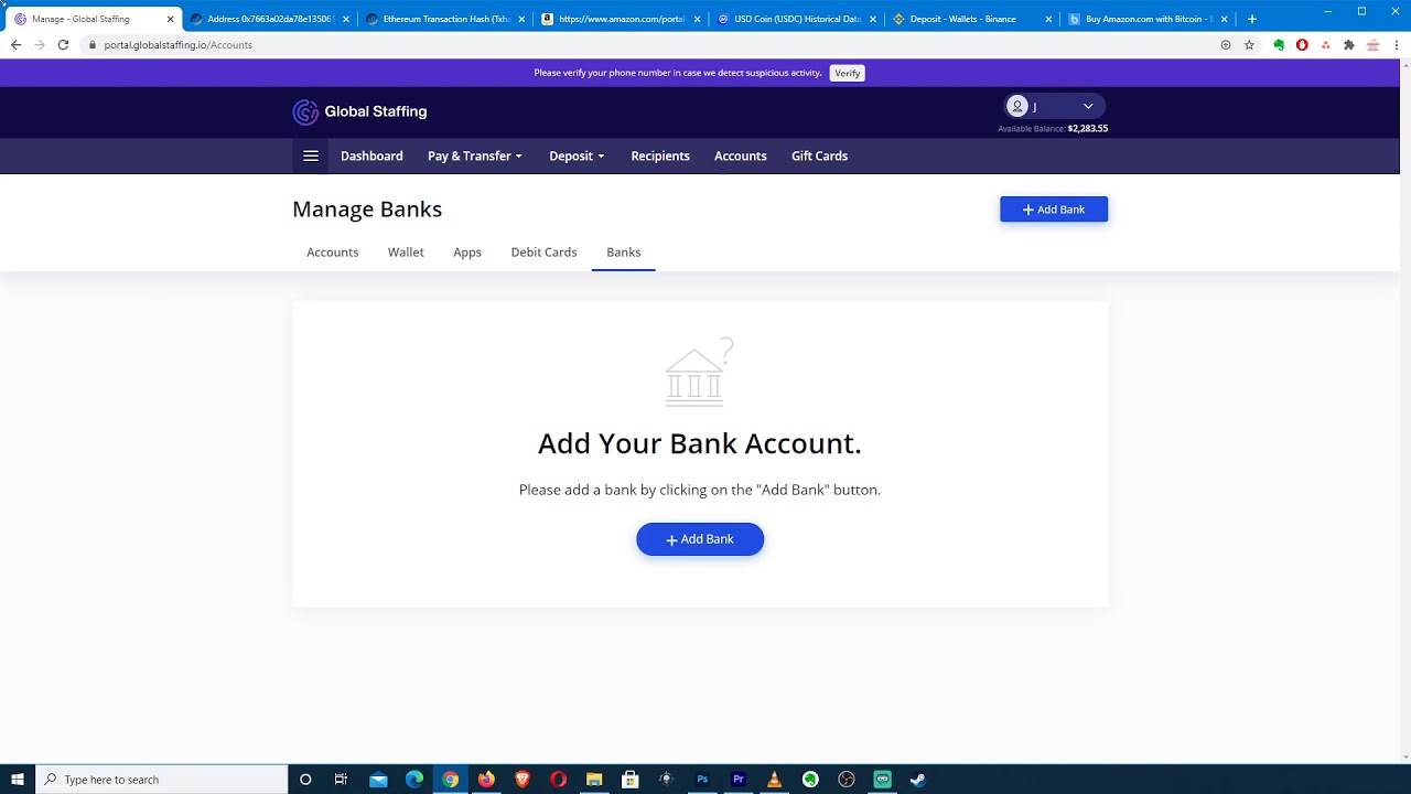Blockchain Bank Beta Features - Bitcoin Enabled w Ethereum HRM Payroll ...