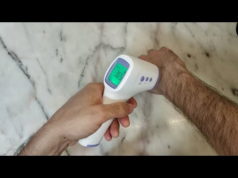Video: Hoe verander ik mijn infraroodthermometer van Celsius naar Fahrenheit?