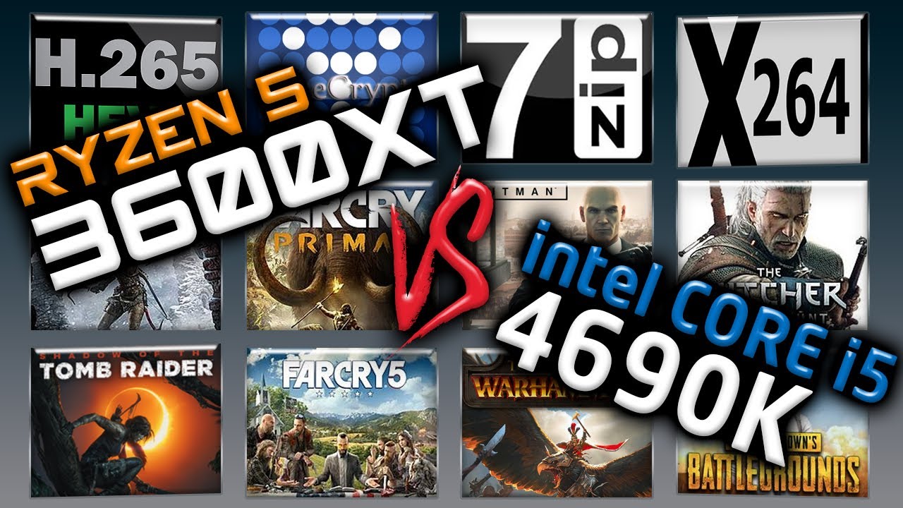 3600XT vs 4690K Benchmarks – 15 Tests 🔥