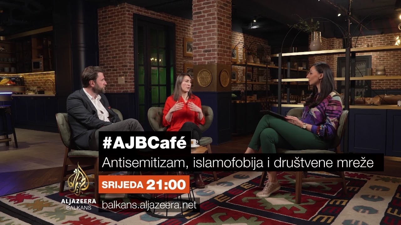 #AJBCAFE - معاداة السامية، الإسلاموفوبيا، ووسائل التواصل الاجتماعي - الأربعاء 9:00 مساءً