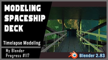 Spaceship Deck l My Blender Progress #117
