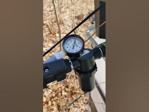 Sap Guzzler and Vacuum on tubing setup (maple syrup) - YouTube