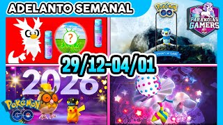 Adelanto Sem Del 29 De Diciembre Al 4 De Enero En 1 Minuto O 2 Pokémon Go
