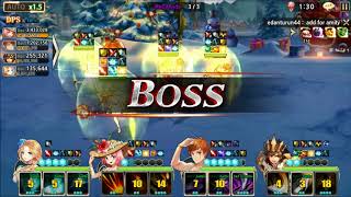 King's Raid Starter Team vs Santa Roi Hell Mode by Jamesyu