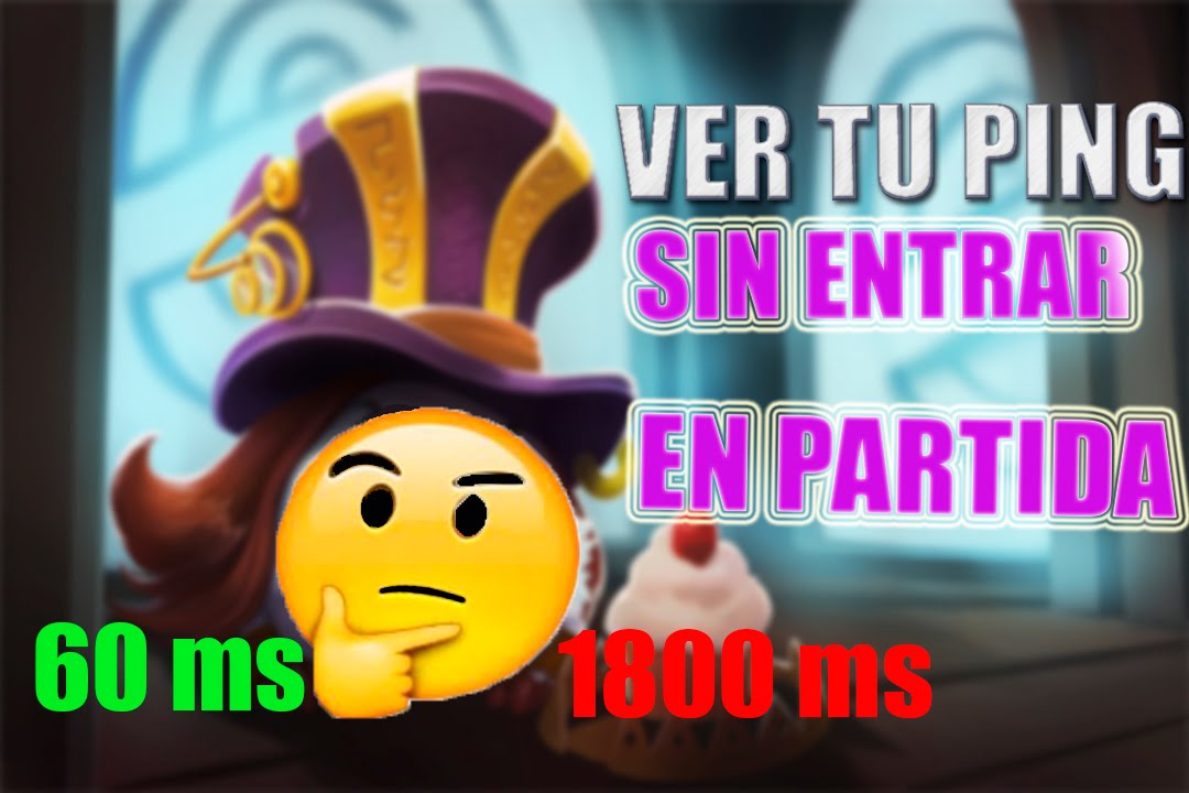 Como ver tu PING (ms) en LoL sin entrar en Partida League Of Legends YouTube