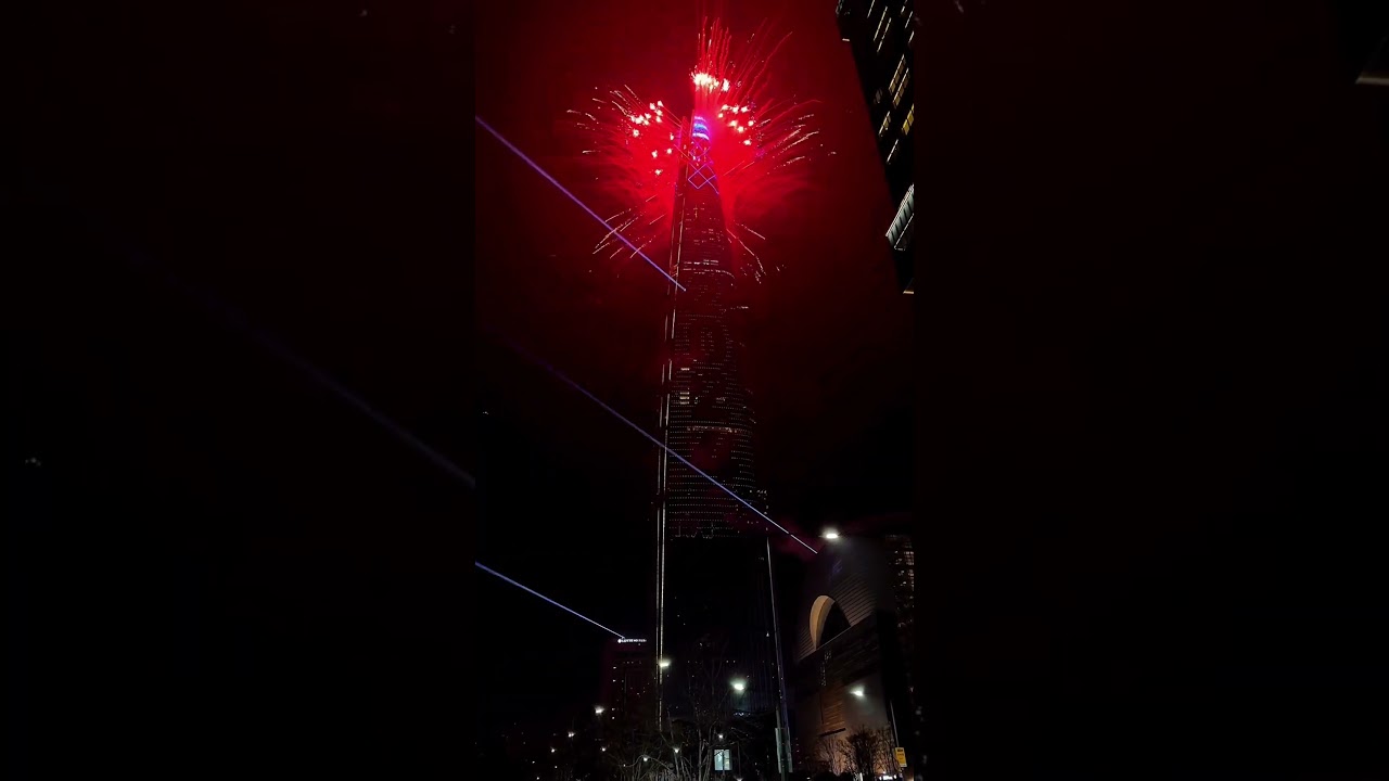 Seoul's 2024: Skyline Symphony New Year's Celebration! 🎇🇰🇷