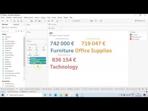 Création de graphiques de base avec Tableau Desktop - Partie 1