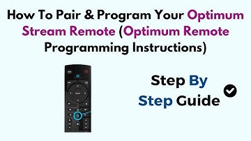 How To Pair & Program Your Optimum Stream Remote (Optimum Remote Programming Instructions)