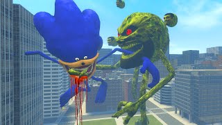 Lin Gang Melon Moon Innyume Smiley's VS All Shin Sonic Tapes Family in Garry's Mod