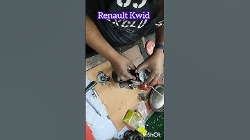 Renault kwid self starter motor carbon holder replace #zeeshan #auto #electric #work #viral video