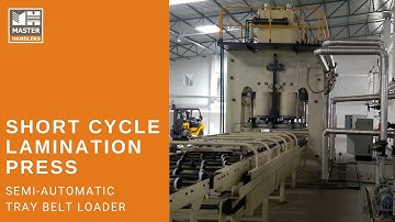 How to produce Melamine Face Chipboard (MFC) / MDF on a Short Cycle Lamination Hot Press