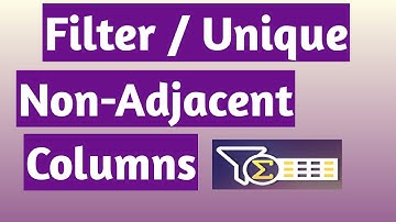 Excel Filter Function trick for Non-Adjacent Columns | Filter Function | learn xtra
