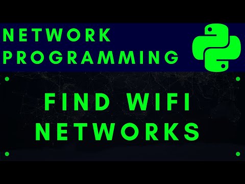 Python Network Programming #4: Find Available WiFi Networks Using CLI and PYTHON