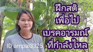 ฝึกสติเพื่อให้มันไปเบรค อารมณ์ที่กำลังไหล