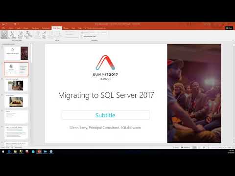 Migrating to SQL Server 2017