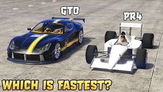 GTA 5 - PROGEN PR4 vs GROTTI ITALI GTO - Which is Fastest?